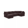 CLOSEOUT! Wedport 4-Pc. Fabric Modular Sectional with Chaise