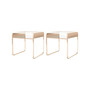 Elvord 1 Shelf End Table, Set of 2