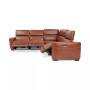 Lexanna 5-Pc. Leather Sectional with 3 Power Motion Recliners