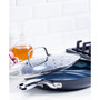 Hard Anodized Ceramic Nonstick 11" Frying Pan with Lid