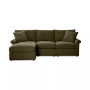 Wrenley 99" 3-Pc. Fabric Modular Chaise Sectional Sofa