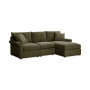 Wrenley 99" 3-Pc. Fabric Modular Chaise Sectional Sofa