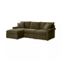 Wrenley 99" 3-Pc. Fabric Modular Chaise Sectional Sofa