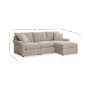 Wrenley 99" 3-Pc. Fabric Modular Chaise Sectional Sofa