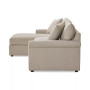 Wrenley 99" 3-Pc. Fabric Modular Chaise Sectional Sofa