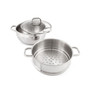 Belly 18/10 Stainless Steel 3 Piece Steamer Set