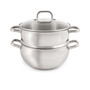 Belly 18/10 Stainless Steel 3 Piece Steamer Set