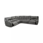 Terrine 6-Pc. Fabric Sectional with 2 Power Motion Recliners and 1 USB Console