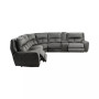 Terrine 6-Pc. Fabric Sectional with 2 Power Motion Recliners and 1 USB Console