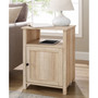 Grooved Door Side Table