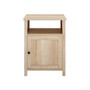 Grooved Door Side Table