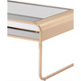 Kiruna Glass Top Coffee Table