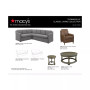 CLOSEOUT! Classic Living 2-Pc. Fabric Sectional