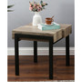 20" H Manufactured Wood, Metal and Iron Side Table