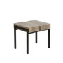 20" H Manufactured Wood, Metal and Iron Side Table