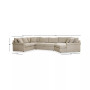 Wrenley 170" 3-Pc. Fabric Sectional Cuddler Chaise Sofa