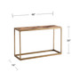 Courtland Reclaimed Wood Patchwork Console Table