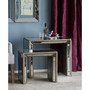 Waverly Mirrored Nested Side Tables, Set of 2