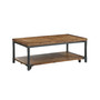 Lantana 48" Wood Finish Cocktail Table with Casters