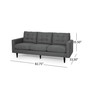 Adderbury Contemporary Tufted 3 Seater Sofa