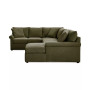 Wrenley 138" 3-Pc. Fabric Sectional Chaise Sleeper Sofa