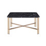Daxton 31.5" Faux Marble Square Cocktail Table