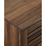 Modern Slat Door Side Table Set, 2 Piece