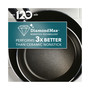 Cookstart 3-Qt. Aluminum DiamondMax Nonstick Saucepan & Straining Lid