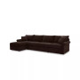 CLOSEOUT! Wedport 3-Pc. Fabric Sectional with Sleeper and Chaise