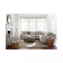 Laylanna 119" 3-Pc. Fabric Striped L-Shape Sectional