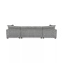 CLOSEOUT! Juliam 3-Pc. Fabric Double Chaise Sectional