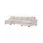 CLOSEOUT! Juliam 3-Pc. Fabric Double Chaise Sectional