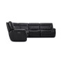 Thaniel 5-Pc. Leather Sectional with 3 Power Recliners