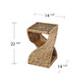 Nivala Water Hyacinth Accent Table
