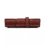 Thaniel 4-Pc. Leather Sectional with 3 Power Recliners and 1 USB Console