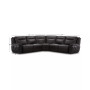 Lenardo 5-Pc. Leather Sectional with 2 Power Motion Recliners