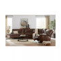 Binardo 123" 5 Pc Zero Gravity Leather Sectional with 3 Power Recliners