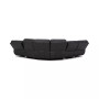 Binardo 123" 5 Pc Zero Gravity Leather Sectional with 3 Power Recliners