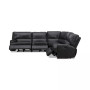 Binardo 123" 5 Pc Zero Gravity Leather Sectional with 3 Power Recliners