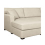 Elizabeth 3 Piece Stain-Resistant Fabric Cuddler Sectional