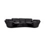 Thaniel 5-Pc. Leather Sectional with 2 Power Recliners and 1 USB Console