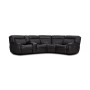 Thaniel 5-Pc. Leather Sectional with 2 Power Recliners and 1 USB Console