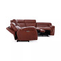 Thaniel 5-Pc. Leather Sectional with 2 Power Recliners and 1 USB Console