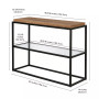 Hector Accent Table, 42" x 14"