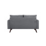 Carmel Modern Style Loveseat With Fabric Upholstery
