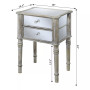 Gold Coast Mayfair 2 Drawer End Table