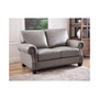 Romi Leather Loveseat