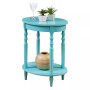 Classic Accents Brandi Oval End Table with Shelf