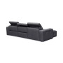 CLOSEOUT! Haigan 3-Pc. Leather Chaise Sectional Sofa with 1 Power Recliner