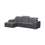 CLOSEOUT! Haigan 3-Pc. Leather Chaise Sectional Sofa with 1 Power Recliner